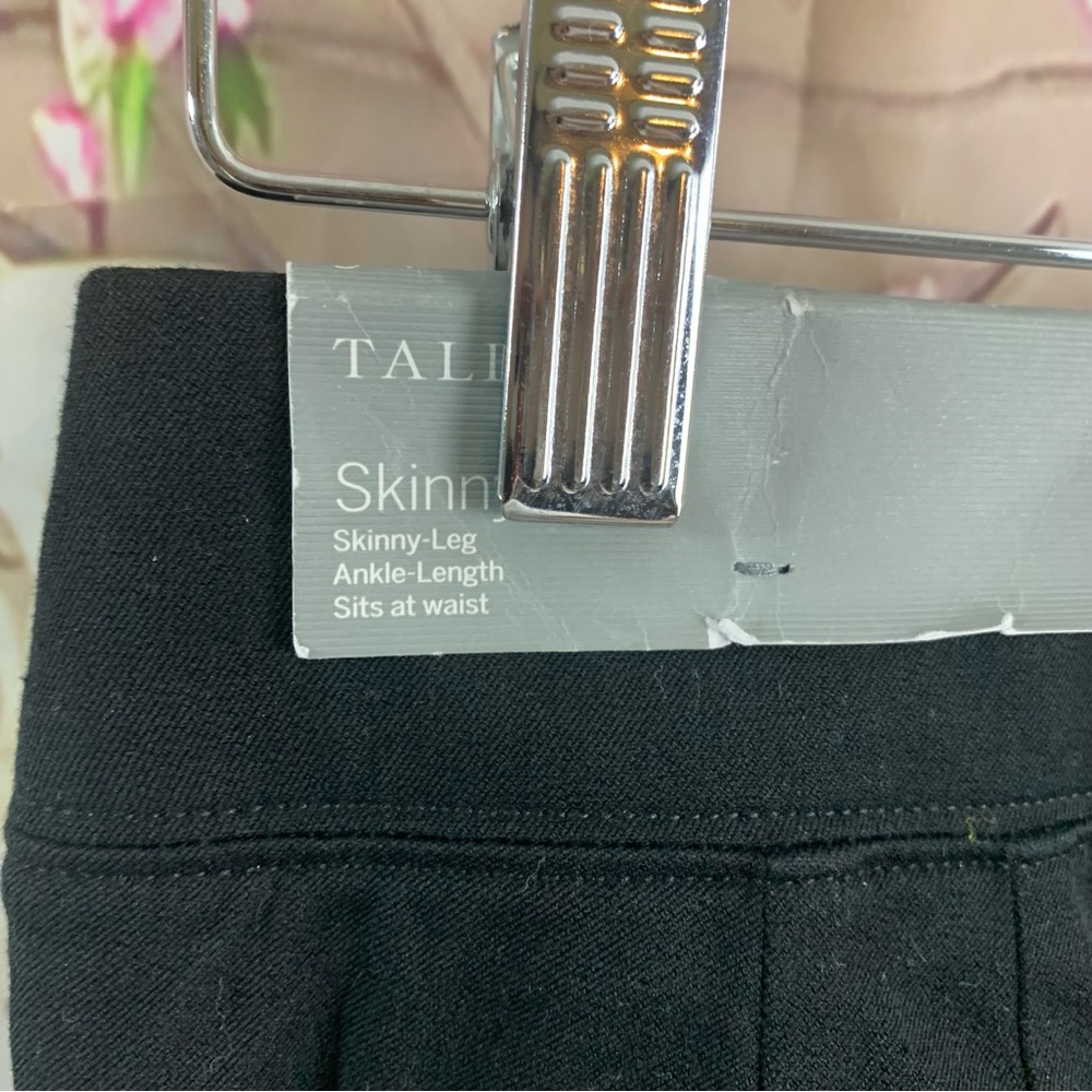 NEW Talbots Sit At Waist Ankle Length pants in Black - Picture 11 of 12
